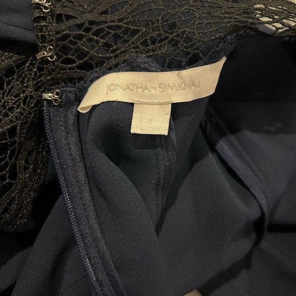 Jonathan Simkhai Navy and Black Long Sleeve Dress / Size 4 / - Picture 11 of 13